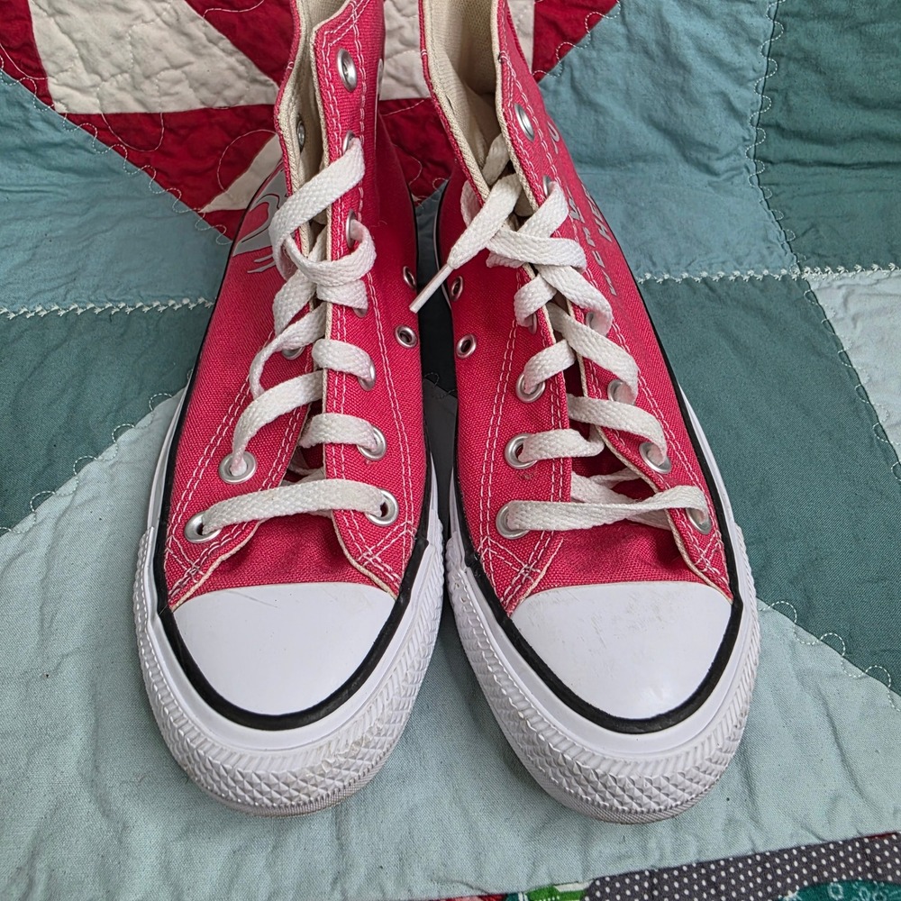 Converse Chuck Taylor Custom High Top Pink Travis Scott Wish You Were Here M3 W5 - Picture 5 of 10
